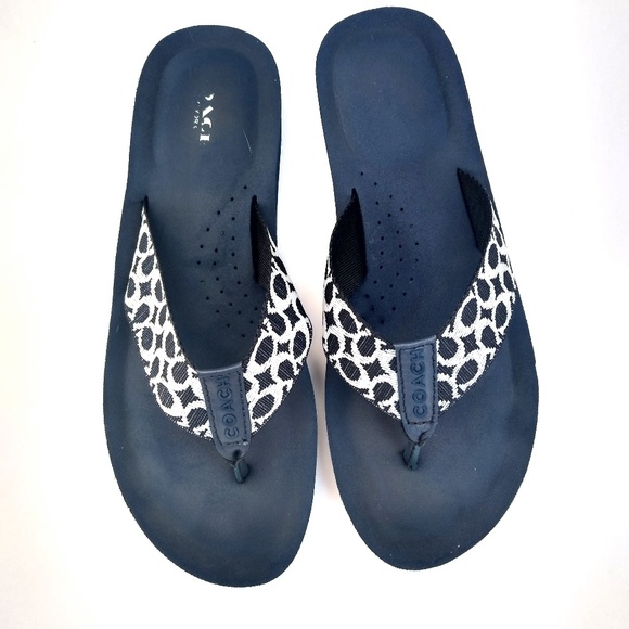 coach jessalyn flip flops